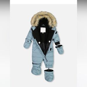 deux par deux - One Piece Baby Hooded Snowsuit (24m)